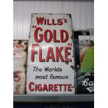 A Wills's "Gold Flake" The Worlds Most Famous Cigarette sign,