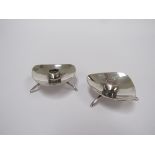 A pair of Danish Cohr sterling silver candle holders,