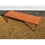 A Chippy Heath coffee table (label to underside)