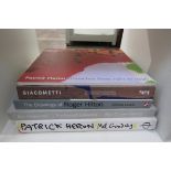 Five books relating to Modern Art including Giacometti (Tate Edition), 'Drawings of Roger Hilton',