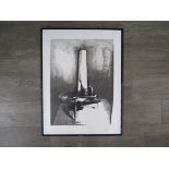 REG BUTLER (1913-1981): A framed limited edition "Tower" signed and dated 1968 by the artist,
