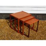 A nest of three teak occasional tables by G-Plan