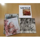 Four books relating to the artist Jenny Saville - 'Continuum', 'Oxyrhynchus',