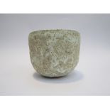 EMMANUEL COOPER (1938-2012) (ARR): A deep stoneware bowl with volcanic white glaze.