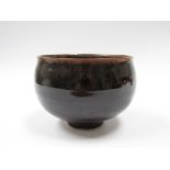 DAVID LEACH (1911-2005) A tenmoku glazed bowl. Personal seal to base. 10.