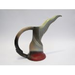 JOHN CHIPPERFIELD (XX): A studio pottery jug, "beaked" pourer.