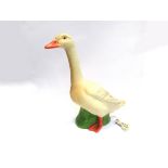 A West German Heico floor lamp modelled as a goose,