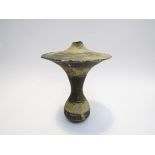 JOANNA CONSTANTINIDIS (British 1927-2000) (ARR) : A rare early altered form stoneware vessel with