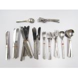 50 pieces of 1960's Viners "Studio" cutlery designed by Gerald Benney