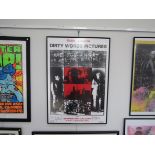 GILBERT & GEORGE (XX-XI): A large framed "Dirty Words Pictures" 2002 art exhibition poster signed