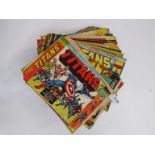 A run of 1970's Marvel 'The Titans' comics,