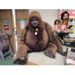 "Jumbo" a large stuffed toy gorilla,