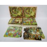 Two vintage Snow White and The Seven Dwarfs picture block puzzles