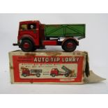 A boxed Minimodels Ltd tinplate clockwork Auto-Tip Lorry