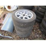 Four alloy KN wheels 15" with tyres