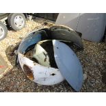 Two VW Beetle wings and two boot lids etc