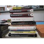 A quantity of books including 'Honda The UK Story' etc