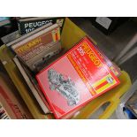 A box of Haynes manuals