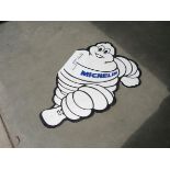 Cut out Michelin sign missing arm