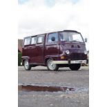 A Renault Estafette Camper Van "Elsie", first registered 1975, maroon body, cream top,