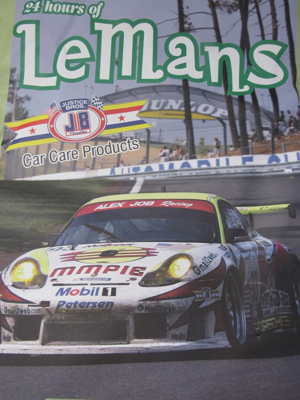20 Le Mans 2001 class win posters sponsored by Justice Bros.