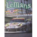 20 Le Mans 2001 class win posters sponsored by Justice Bros.