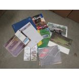 A quantity of mixed brochures including MG, Mercedes,