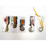 A Military Medal together with 1914 Mons Star medal trio named to 16104 DVR. C. SOLE 23. FD. COY.