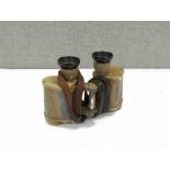 A pair of WWII German Afrika Korps 6x30 binoculars