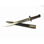 A Victorian 1888 pattern bayonet dated 97,