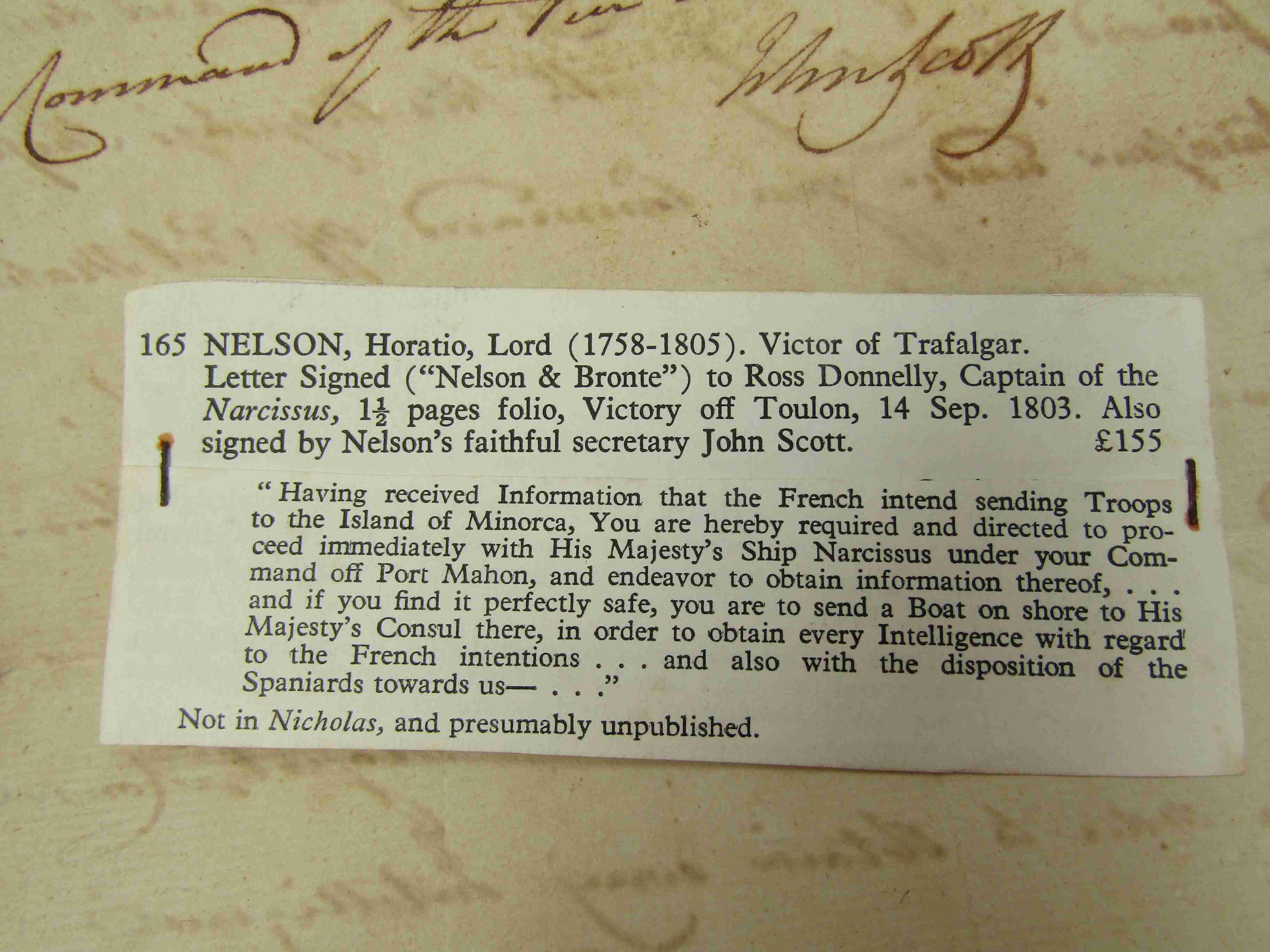 Vice-Admiral Horatio Nelson, 1st Viscount Nelson, 1st Duke of Bronte, KB (1758-1805). - Bild 3 aus 6
