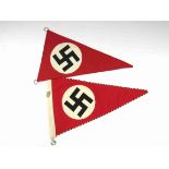 Two German reproduction pennants,