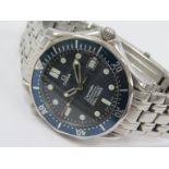 OMEGA: A Seamaster Professional Chronometer 300m stainless steel diver's automatic bracelet watch