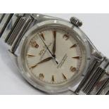 ROLEX: A gents Oyster Perpetual Chronometer stainless steel cased wristwatch, case number 86909,