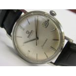 OMEGA: a gent's Seamaster Automatic stainless steel ased wristwatch, circa 1960's, silvered dial