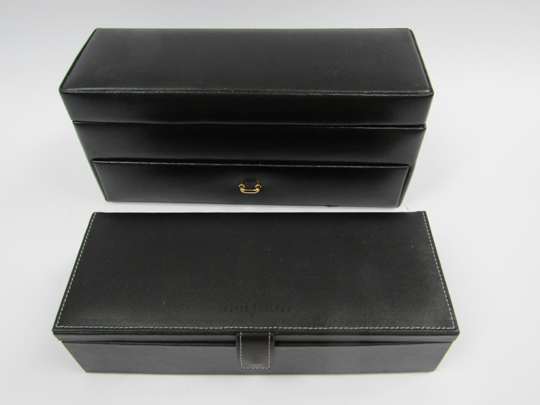 A Jasper Conran display box for 4 watches and another for twelve watches (2) - Image 2 of 2