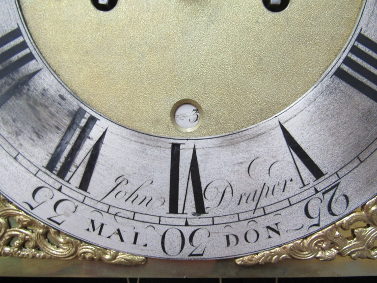 A George III oak longcase clock, the brass broken arch 11.5'' dial with silvered chapter ring, - Image 8 of 16