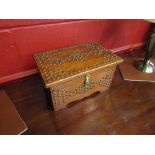 A studded jewellery chest