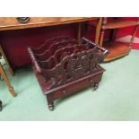 A 19th Century mahogany Canterbury