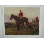 Three framed and glazed limited edition Frederick Haycock hunting prints,