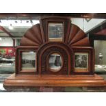 A WWII carved wooden German photo frame from Munster Westfalie 1943,