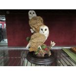 A Country Artist figure of a pair of Barn Owls, model no. ca.