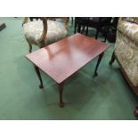 An early 20th Century mahogany coffee table,