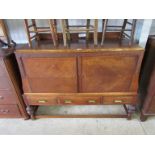 A Deco oak sideboard