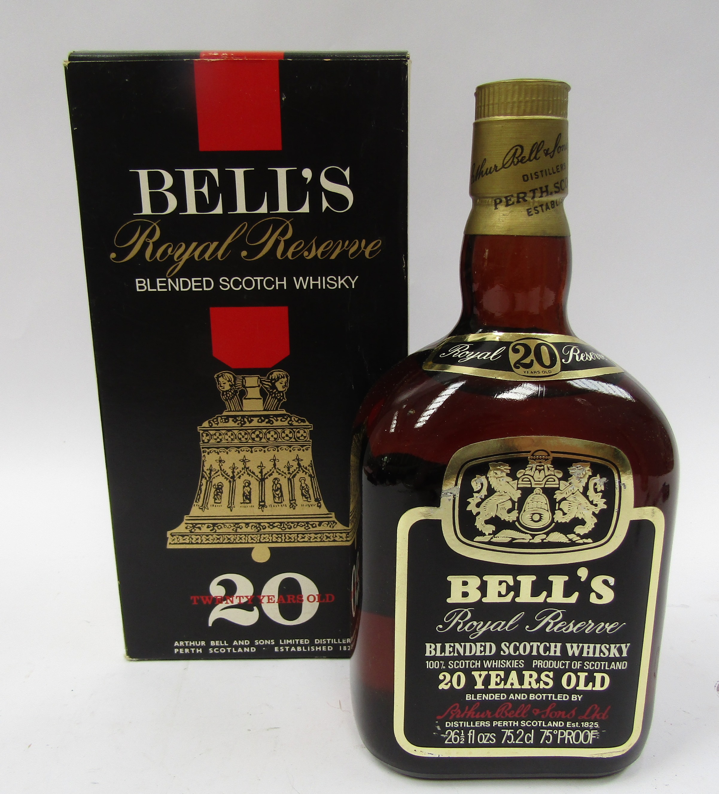 Bell's Royal Reserve 20 year old blended Scotch Whisky, 261/2 flozs boxed,