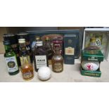 A Grant's miniature Scotch Whisky Collection sealed in tin,