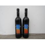Two bottles of Vida Nova 2001 and 2002 Portugese red wine,