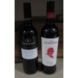 2007 Lindemans Shiraz Cabernet, 2012 Peter Lehmann Portrait Shiraz,