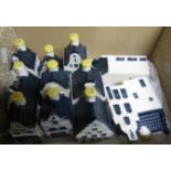 A quantity of KLM houses with contents (12)