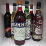 Dubonnet 750ml, Martini Extra Dry, Martini Bianco, Cinzano Bianco,